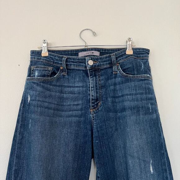 Joe's High Rise Straight Leg Distressed Jeans - Picture 6 of 9